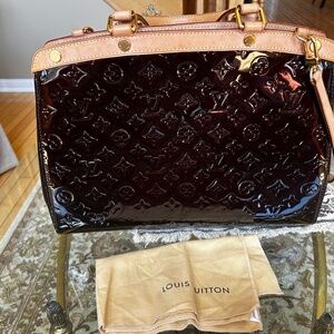 LV Monogrammed Vernis Brea Handbag
